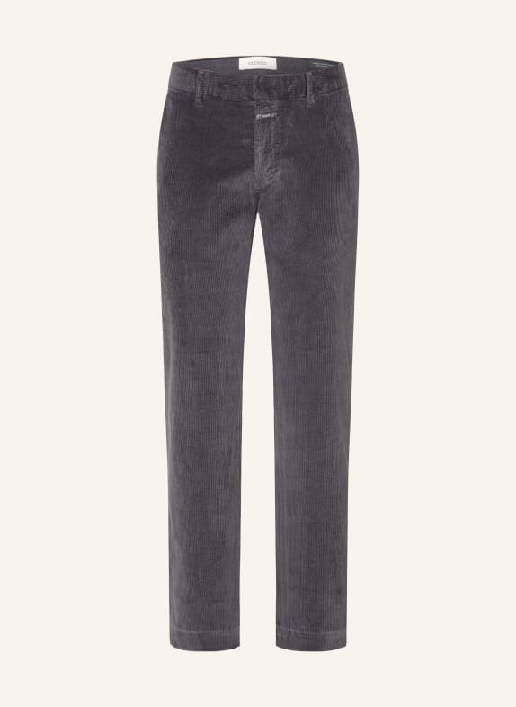 CLOSED CLIFTON Slim Fit Cord Pants BLUE GRAY
