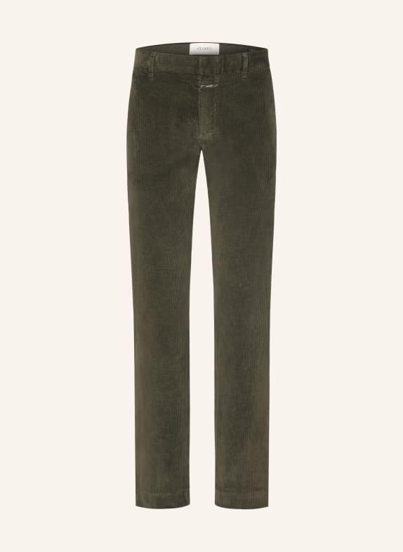 CLOSED Cordhose CLIFTON Slim FIt OLIV