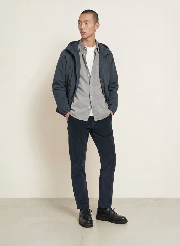 CLOSED Cordbroek CLIFTON Slim Fit DONKERBLAUW
