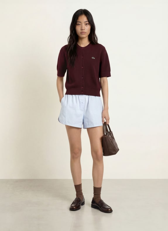 LACOSTE Vest DONKERROOD / GROEN