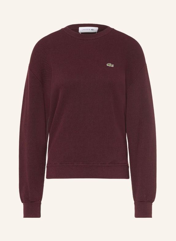 LACOSTE Sweater DARK BROWN