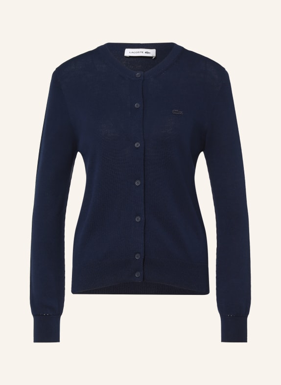LACOSTE Cardigan ALBASTRU ÎNCHIS