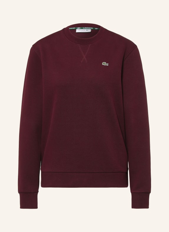 LACOSTE Sweatshirt DARK RED