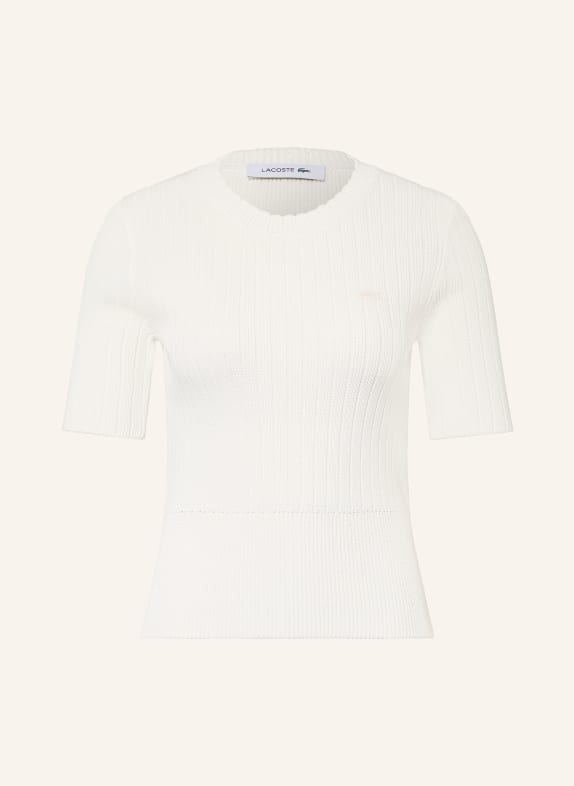 LACOSTE Strickshirt CREME