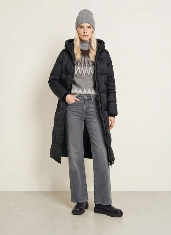 darling harbour Manteau matelassé BLACK