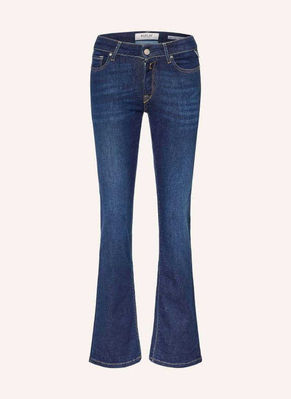 REPLAY Bootcut Jeans NEW LUZ C007 DARK BLUE