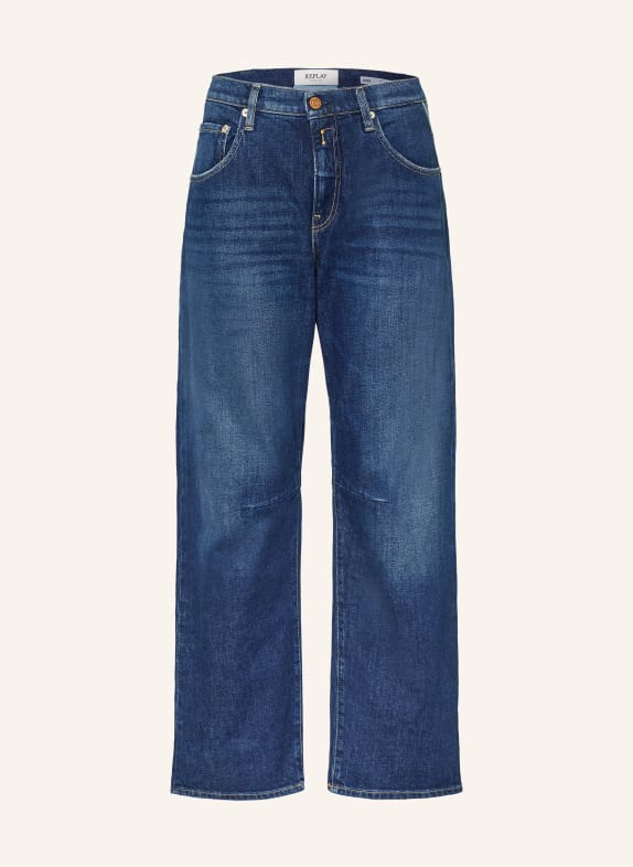 REPLAY Barrel Jeans JANIE C007 DARK BLUE