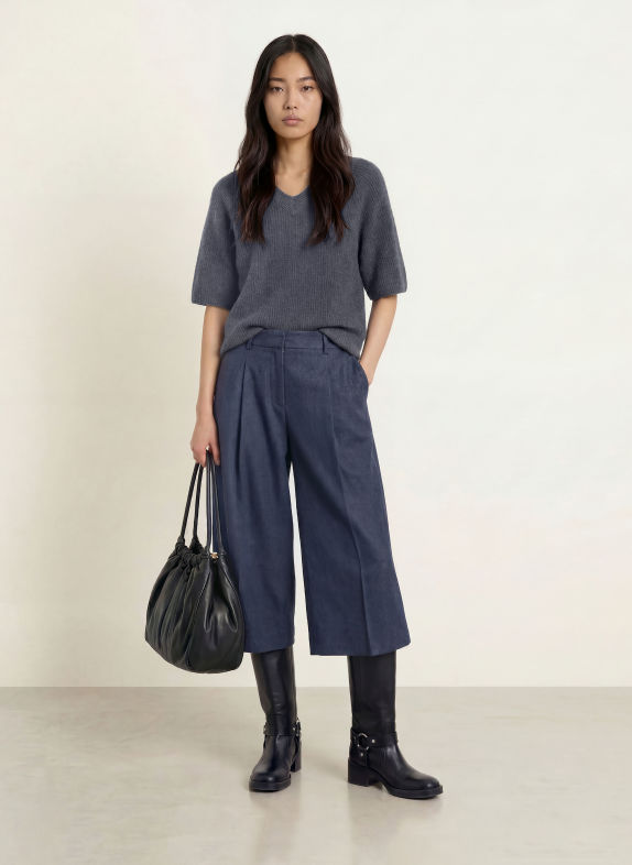 MSCH COPENHAGEN MSCHMILANIA HOPE Knit shirt DARK GRAY