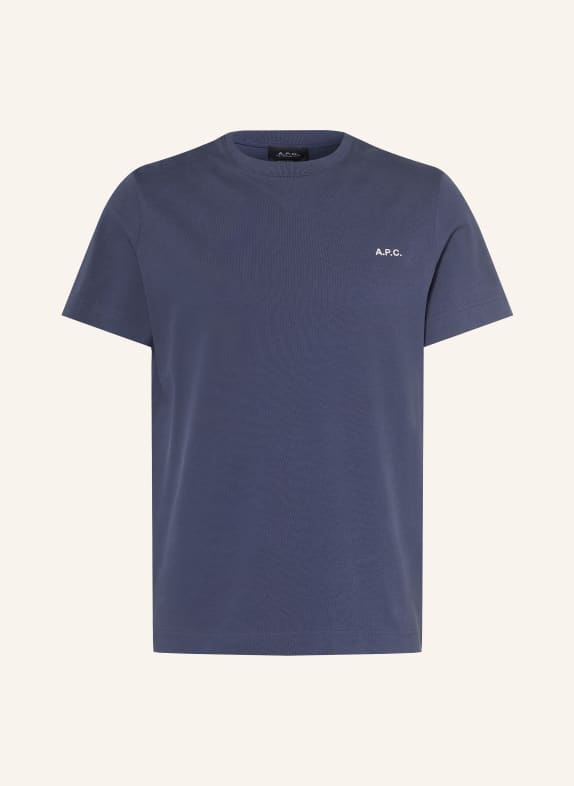 A.P.C. T-shirt OLIVER DONKERBLAUW
