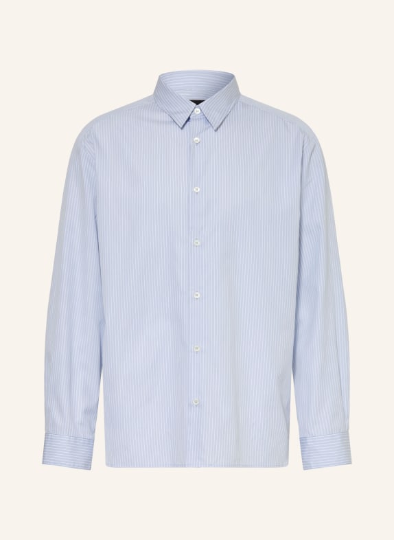 A.P.C. MALO Comfort Fit Shirt BLUE GRAY / WHITE