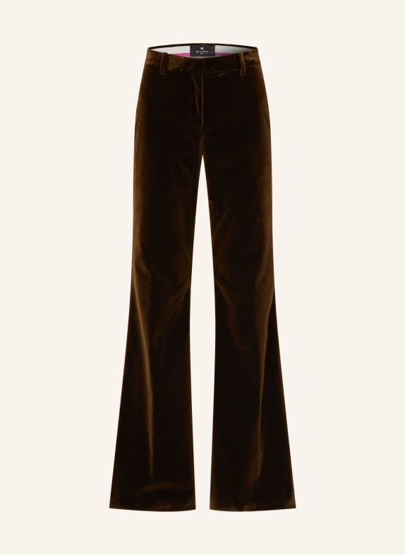 ETRO Pantalon de costume MARRON FONCÉ