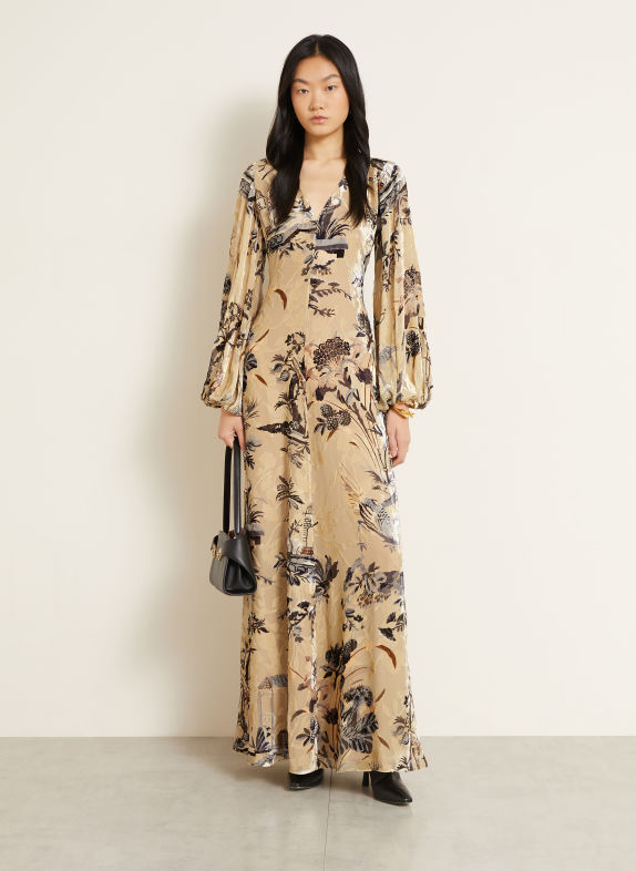 ETRO Kjole BEIGE / GRÅ / SORT