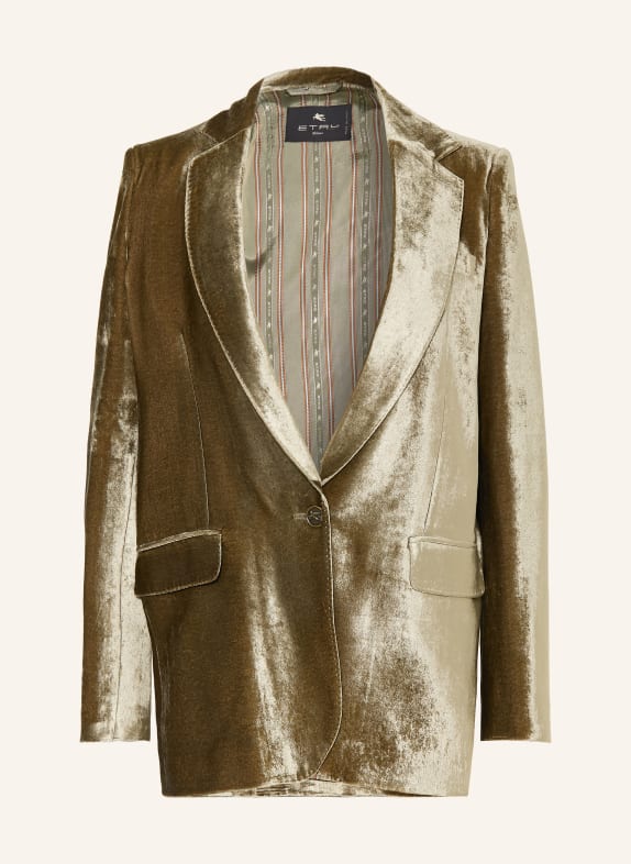 ETRO Samtblazer OLIV