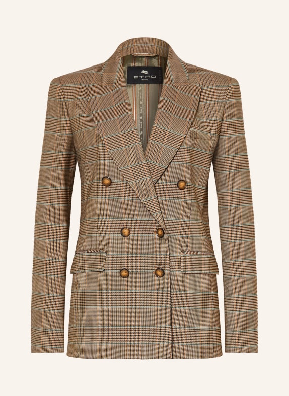 ETRO Blazer BEIGE / MARRON / BLEU PÉTROLE