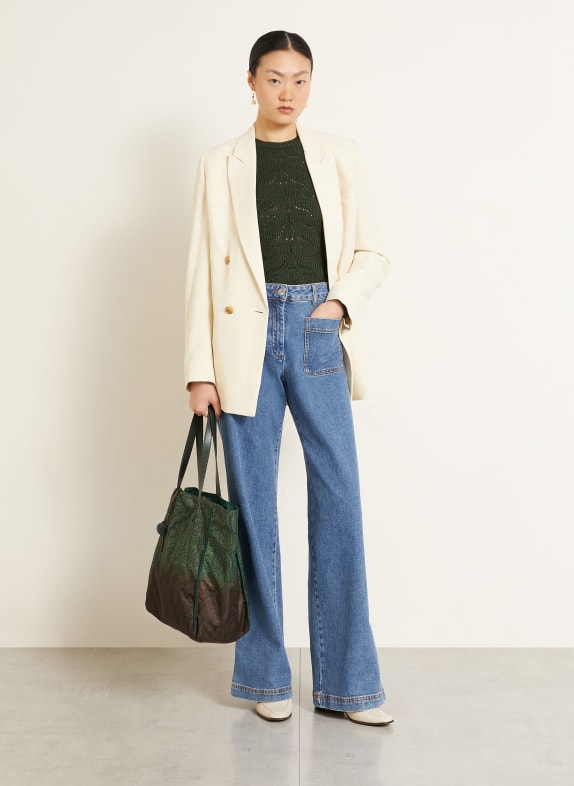 ETRO Shopper GRÜN / BRAUN / DUNKELGRÜN