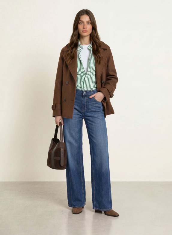 HARRIS WHARF LONDON Cabanjacke BRAUN