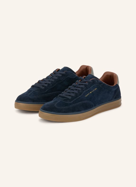 TOMMY HILFIGER Sneaker DUNKELBLAU / DUNKELBRAUN