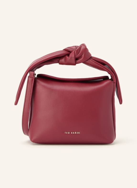 TED BAKER NIYAL Crossbody Bag DARK RED / GOLD