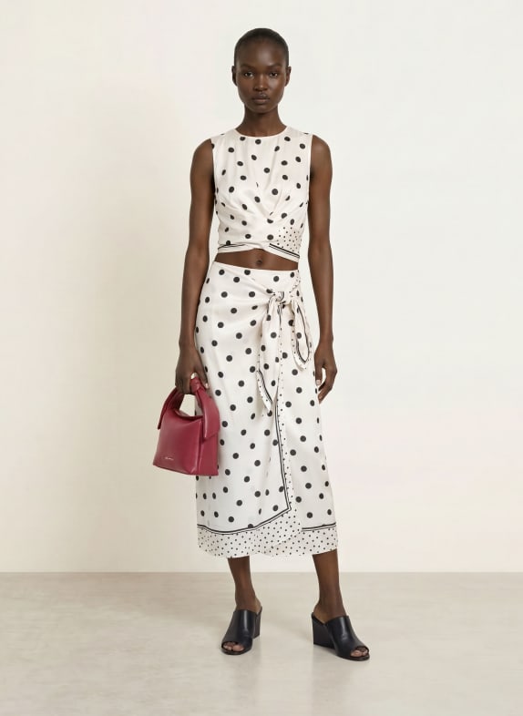 TED BAKER Schoudertas NIYAL DONKERROOD / GOUD