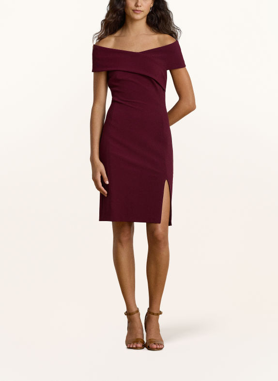LAUREN RALPH LAUREN Cocktailkleid DUNKELROT