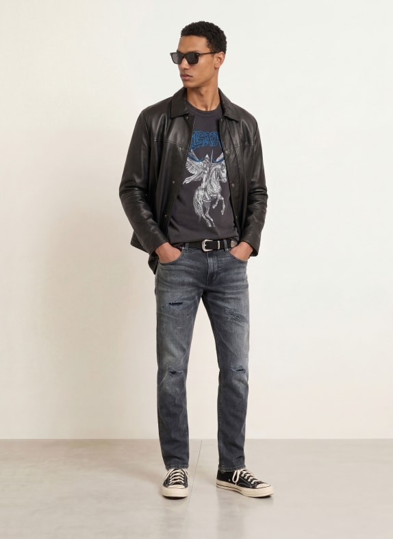 REPLAY Skinny fit jeans C097 DARK GREY