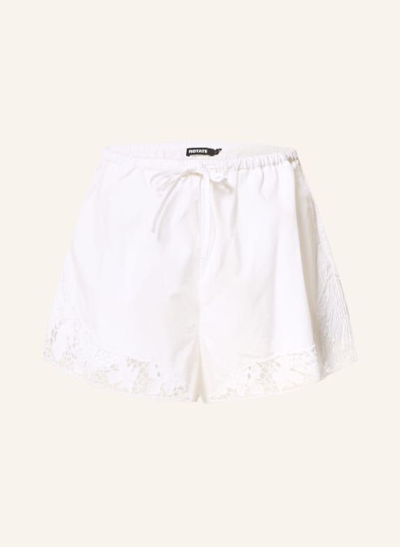 ROTATE Short met opengewerkte kant WIT