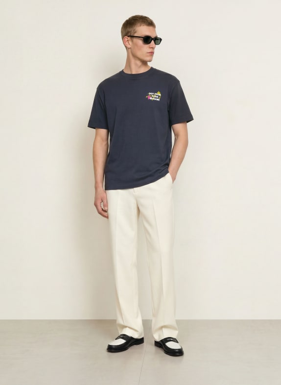 DRÔLE DE MONSIEUR T-shirt DONKERBLAUW