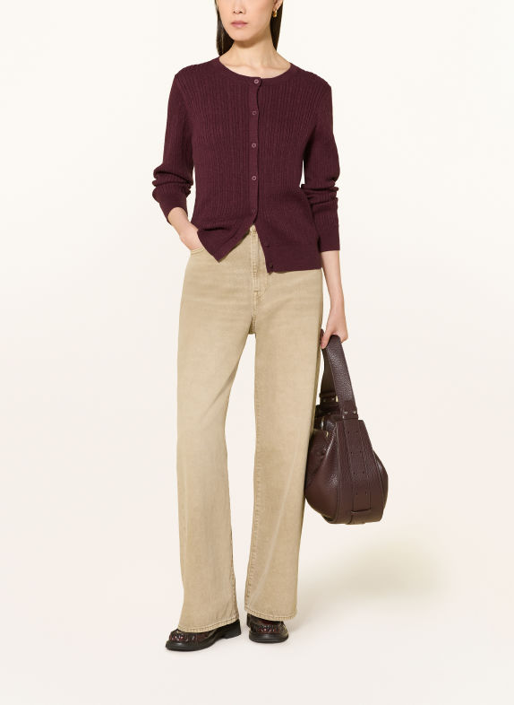 GANT Cardigan DARK RED
