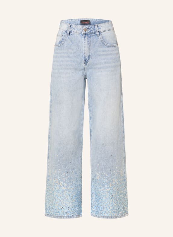 miss goodlife Jean wide leg avec paillettes 24 BLUE