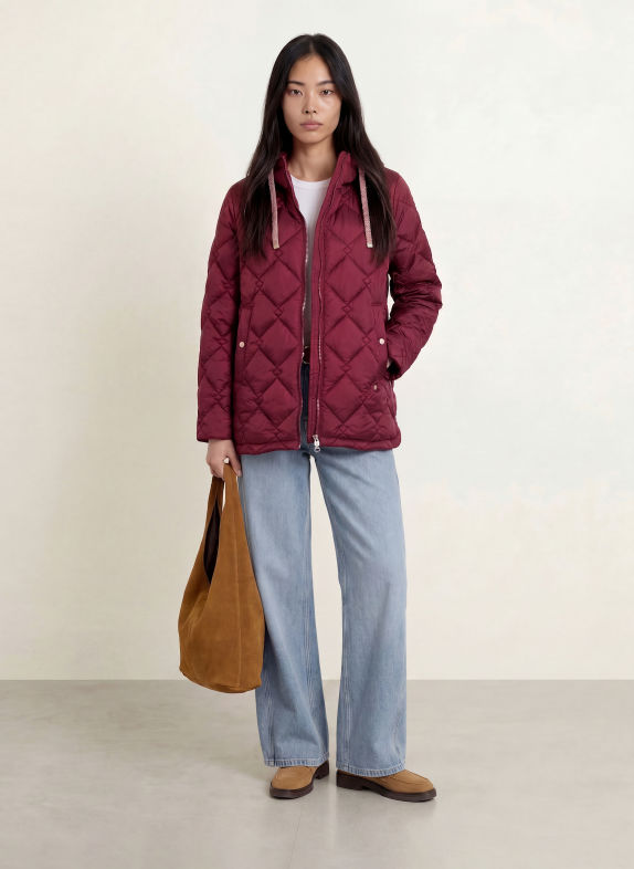 FUCHS SCHMITT BARI Quilted Jacket DARK RED