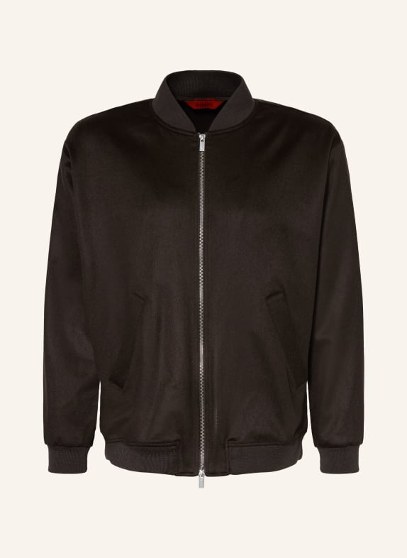 BARENA VENEZIA GABIER Cashmere Bomber jacket DARK BROWN