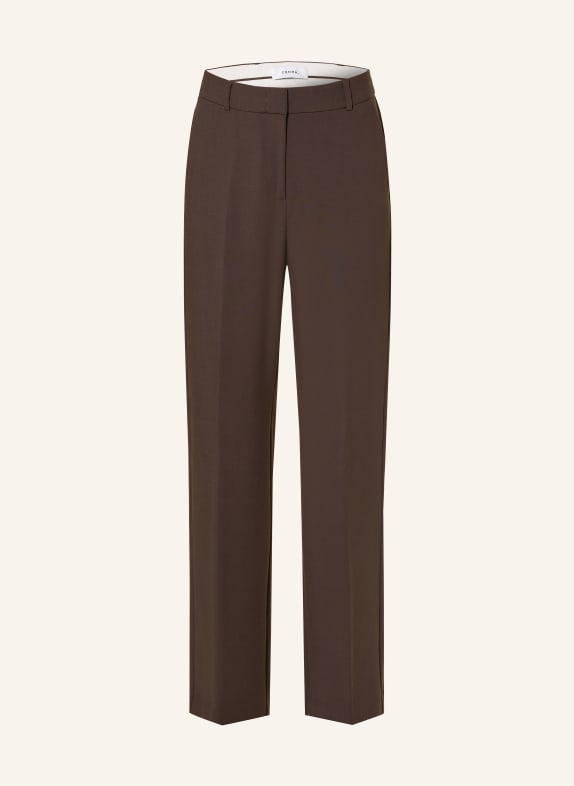 comma Marlene-broek MARRON FONCÉ