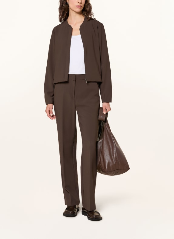 comma Marlene-broek MARRON FONCÉ