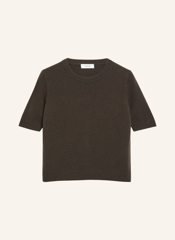 comma Strickshirt DUNKELBRAUN