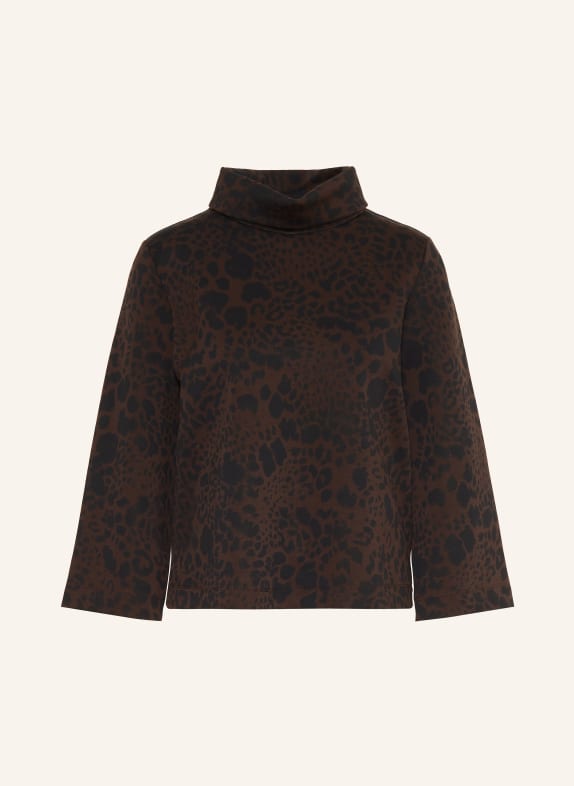 s.Oliver BLACK LABEL Sweatshirt MARRON FONCÉ / NOIR
