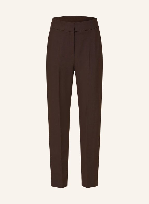 s.Oliver BLACK LABEL Broek MARRON FONCÉ