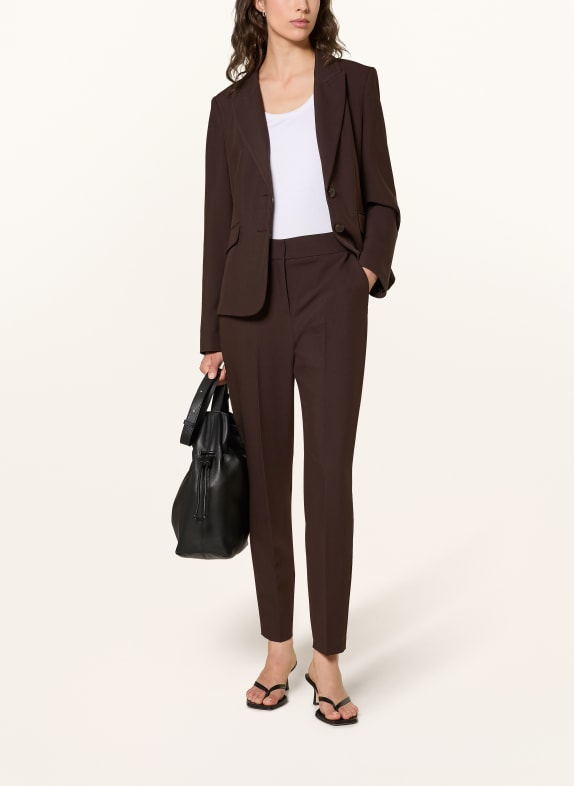 s.Oliver BLACK LABEL Broek MARRON FONCÉ