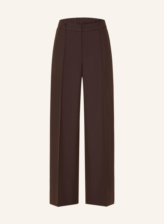 s.Oliver BLACK LABEL Marlenehose DUNKELBRAUN