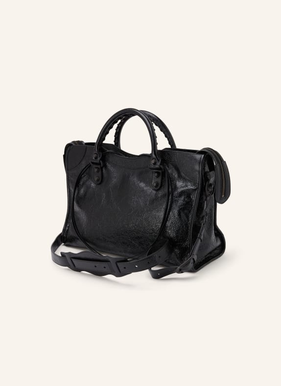 BALENCIAGA Sac à main LE CITY MEDIUM avec rivets NOIR