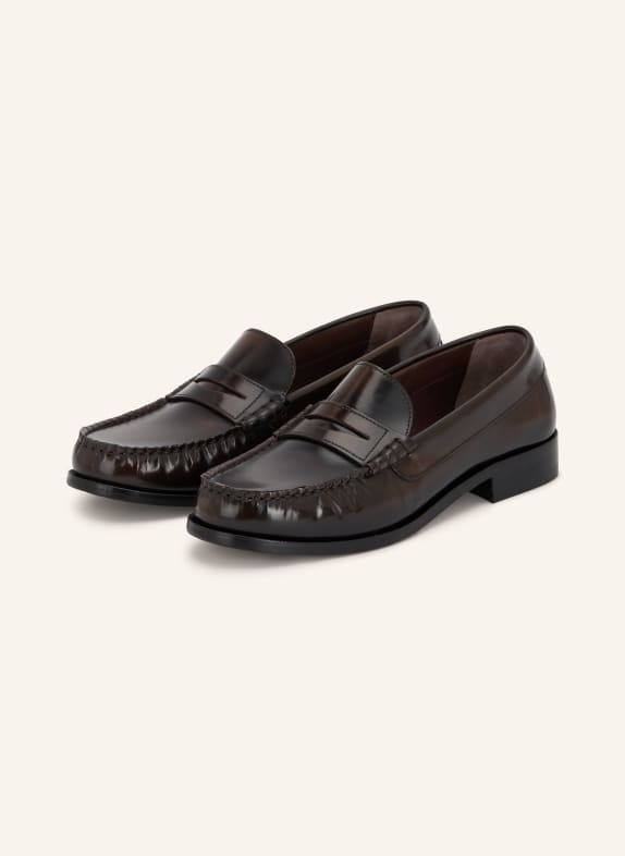 ALOHAS RIVET Penny loafer DARK BROWN