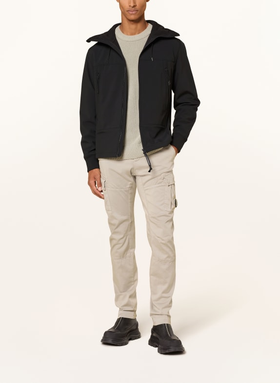 C.P. COMPANY Softshelljas ZWART