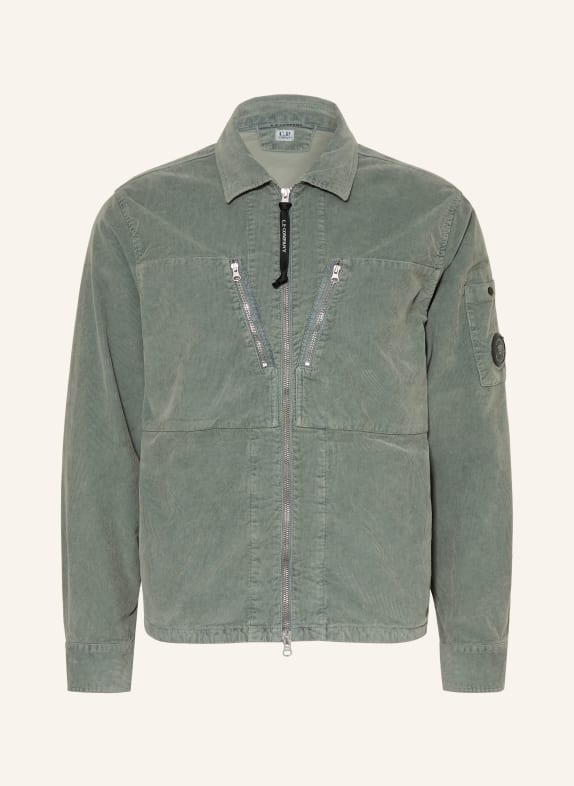 C.P. COMPANY Cord-Overjacket HELLGRÜN
