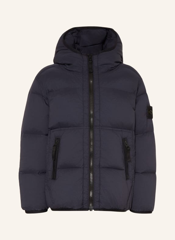 STONE ISLAND JUNIOR Steppjacke DUNKELBLAU