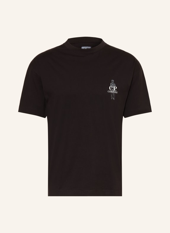 C.P. COMPANY T-Shirt SCHWARZ / GRAU / WEISS