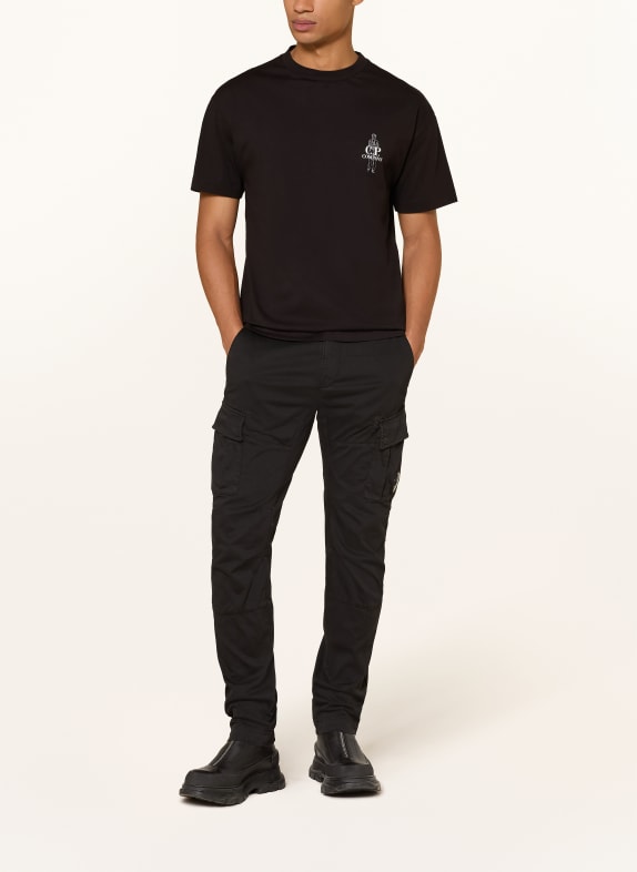 C.P. COMPANY T-shirt ZWART / GRIJS / WIT