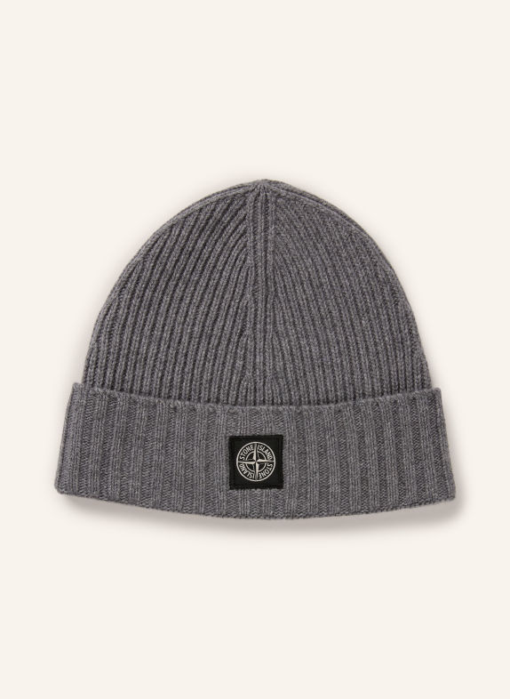 STONE ISLAND JUNIOR Czapka SZARY