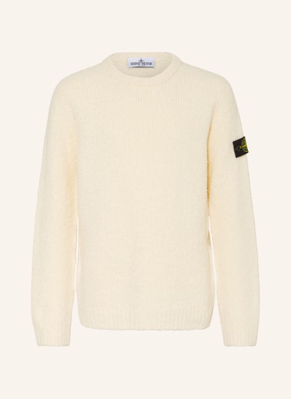 STONE ISLAND JUNIOR Pullover ECRU