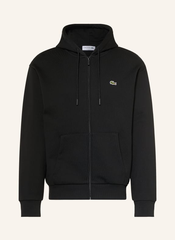 LACOSTE Zip-up sweatshirt BLACK