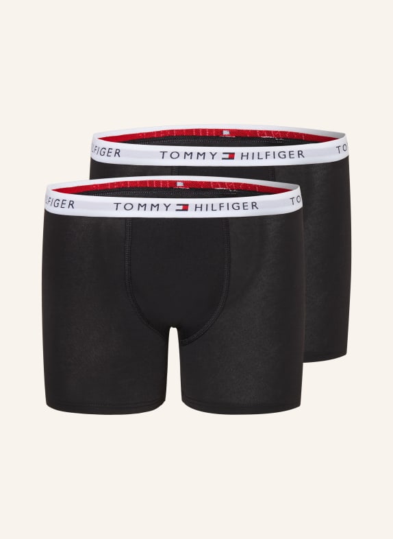 TOMMY HILFIGER Lot de 2 caleçons NOIR