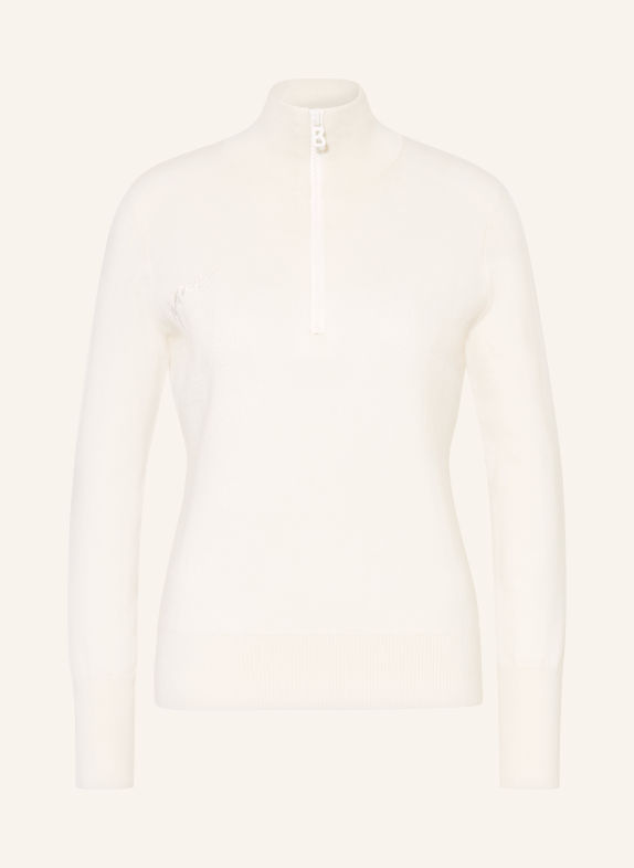 FIRE+ICE Pull col zippé AZRA4 BLANC / NOIR